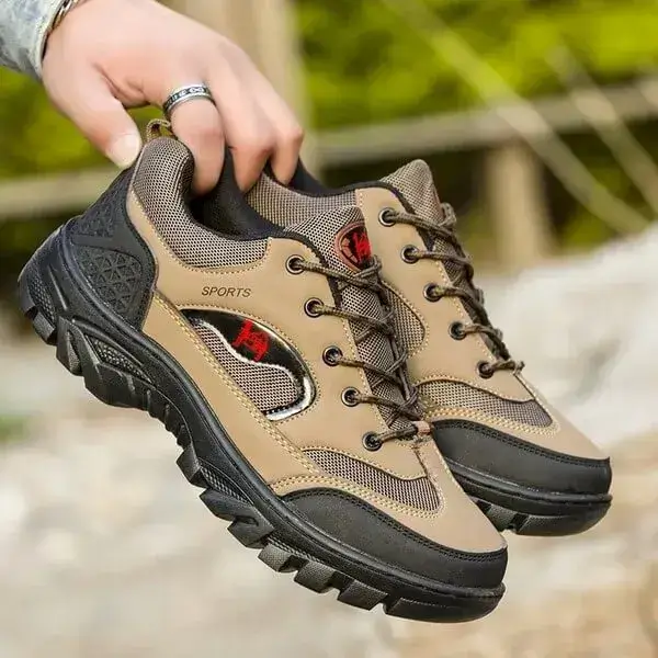 Casual Hiking Shoes for Men | Outdoor Non-Slip Sneakers