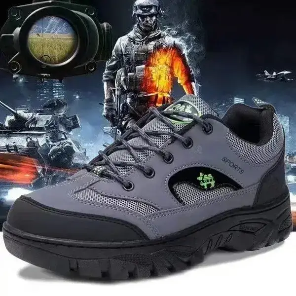Casual Hiking Shoes for Men | Outdoor Non-Slip Sneakers